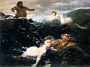 Arnold Bocklin, Spiel der Wellen